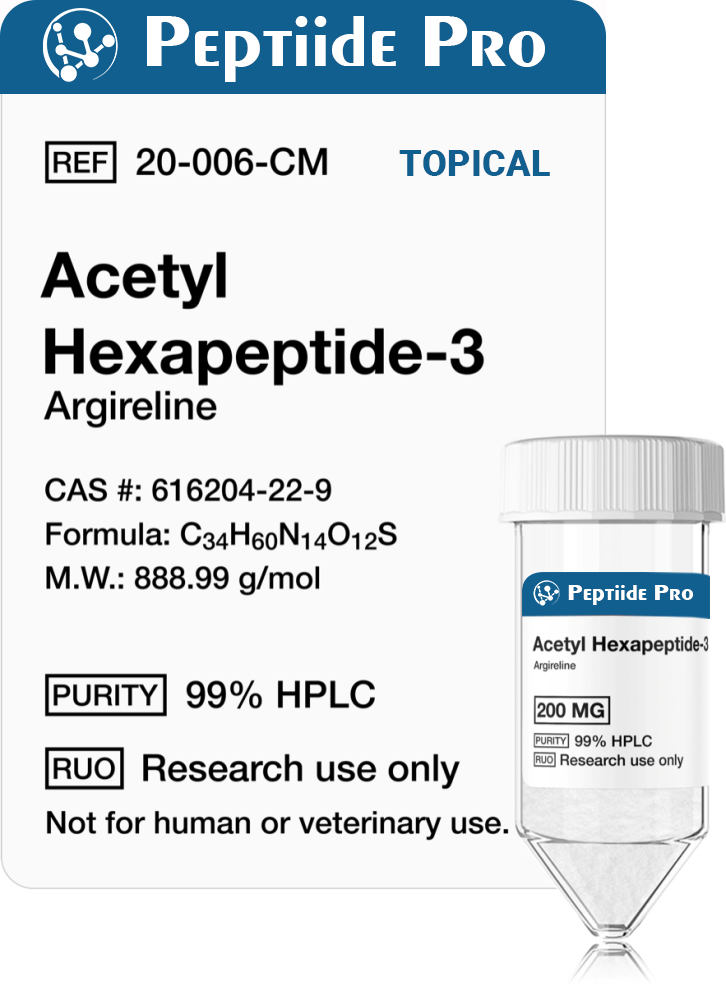 Acetyl Hexapeptide-3 (Argireline) 200mg Topical