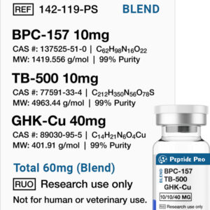 BPC-157 / TB-500 / GHK-Cu Blend 60mg Research Peptide