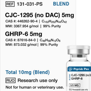 CJC-1295 (No DAC) 5mg + GHRP-6 5mg Blend Research Peptide