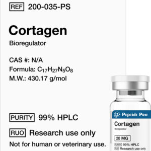 Cortagen 20mg Bioregulator Research Peptide