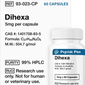 Dihexa 5mg Capsules – 60 Capsules