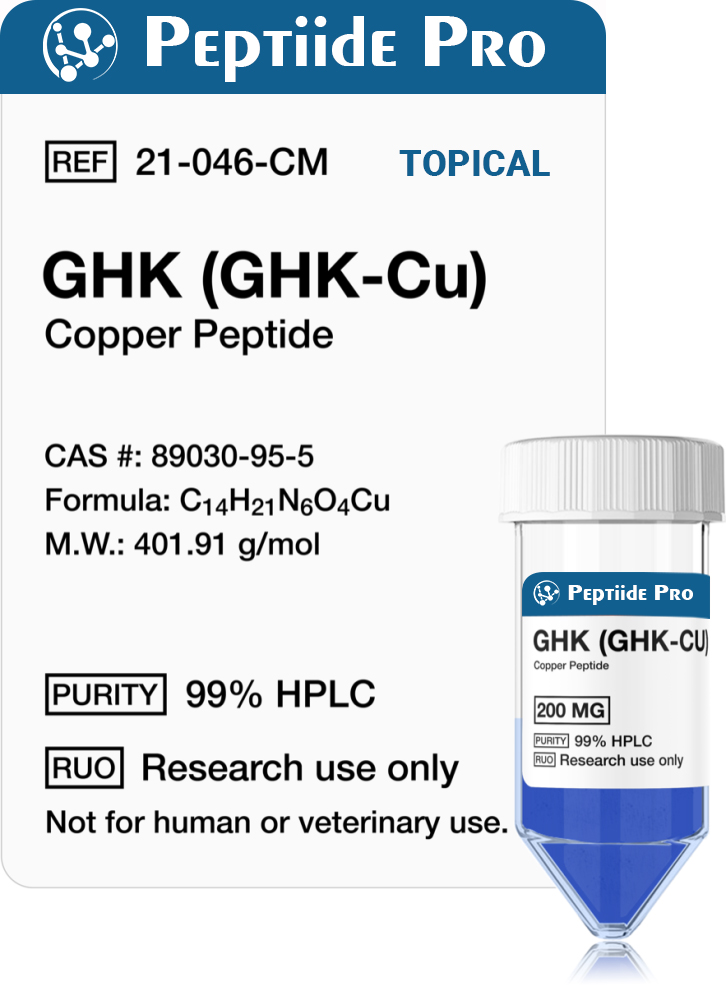 GHK (GHK-Cu) Copper Peptide 200mg Topical