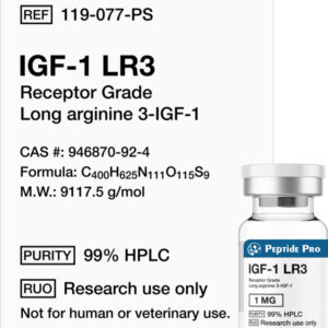 IGF-1 LR3 Receptor Grade 1mg Research Peptide