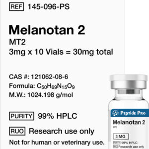 Melanotan 2 (MT2) 3mg x 10 Vials Research Peptide