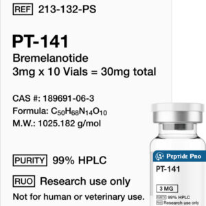 PT-141 (Bremelanotide) 3mg x 10 Vials – 30mg Total