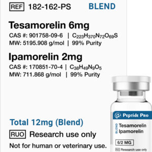 Tesamorelin 6mg + Ipamorelin 2mg Blend